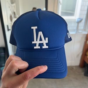New Era Dodgers trucker hat